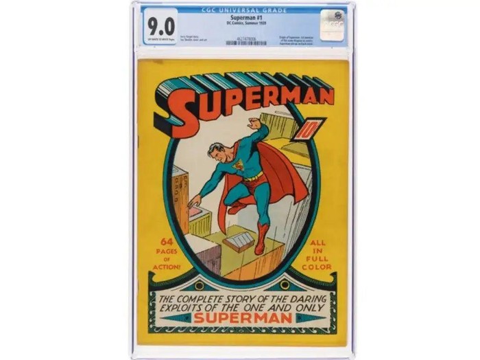 Memecahkan Rekor Dunia: Komik Langka Superman Terbitan 1939 Terjual Rp 153 Miliar